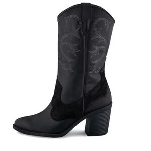 Black Heeled Boots